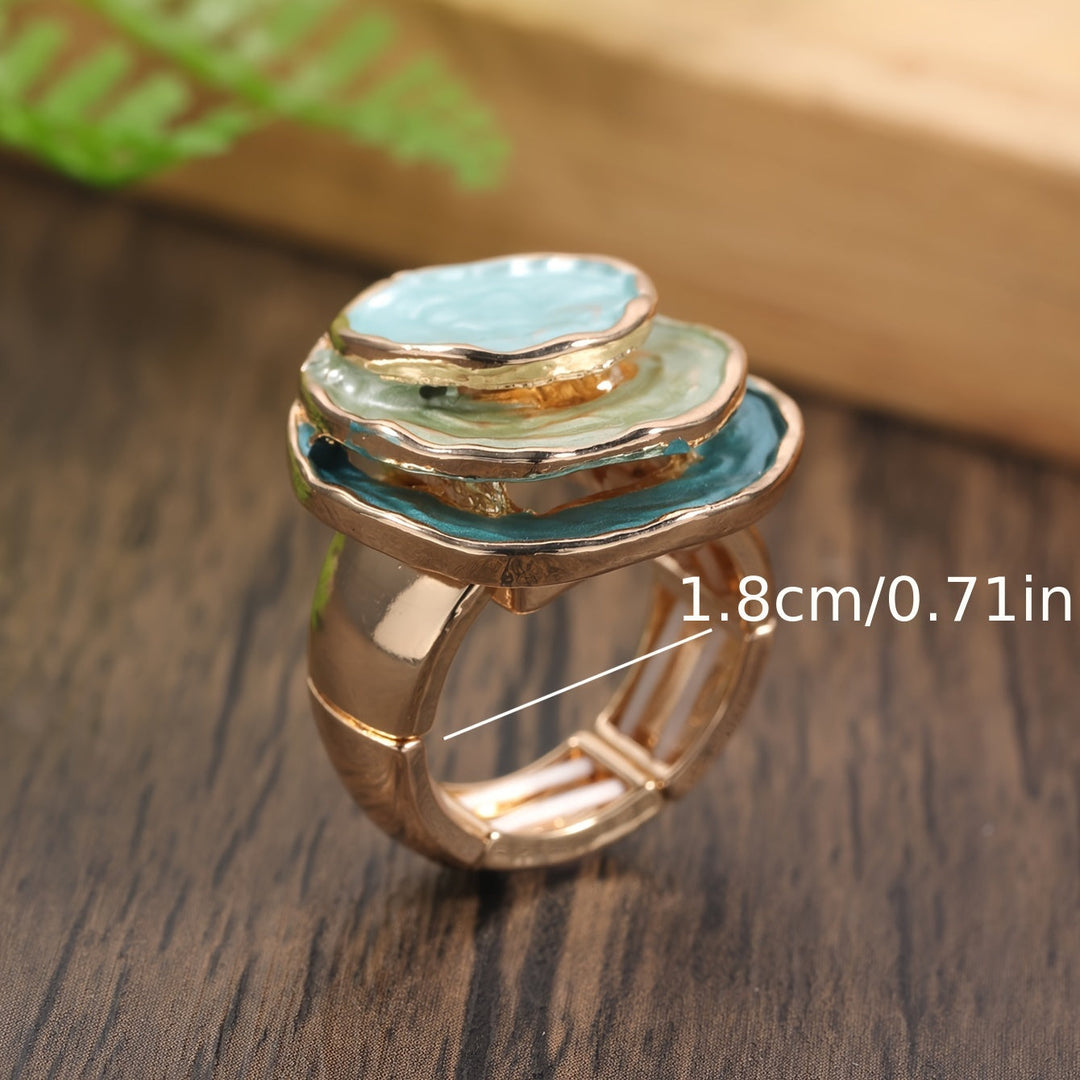 Boho Trostruki Emajlirani Prsten