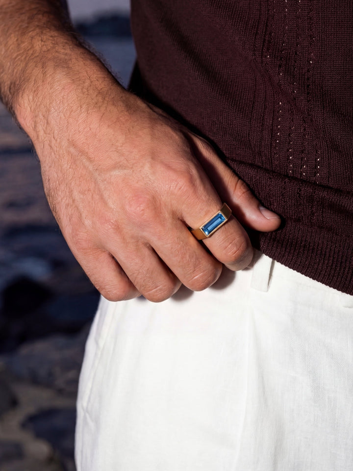 OCEAN PRSTEN | 18K Zlato