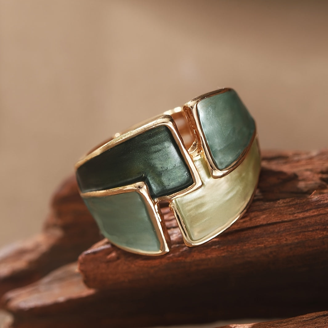 Vintage ručno oslikani prsten
